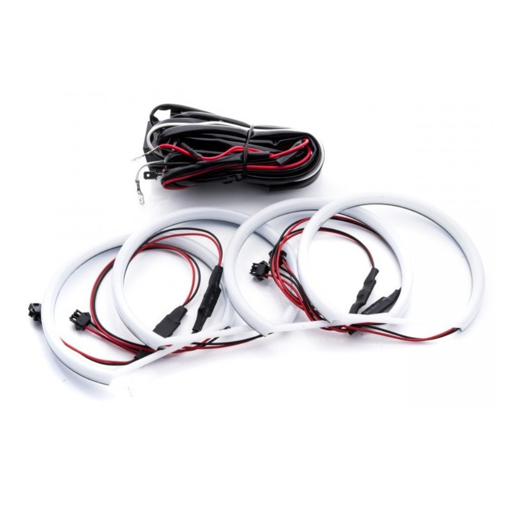 Kit Angel Eyes LED COTTON pentru BMW E46 cu Far ZKW cu lupa si Cu Xenon 